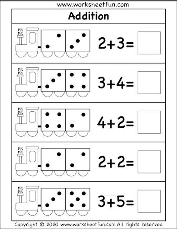 Dice Worksheets 1