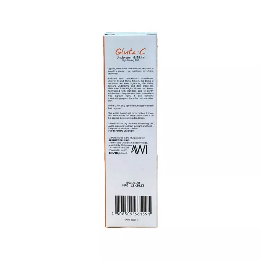 Underarm and Bikini Lightening Gel 3