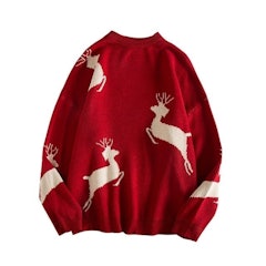 Christmas Printed Deer Sweater