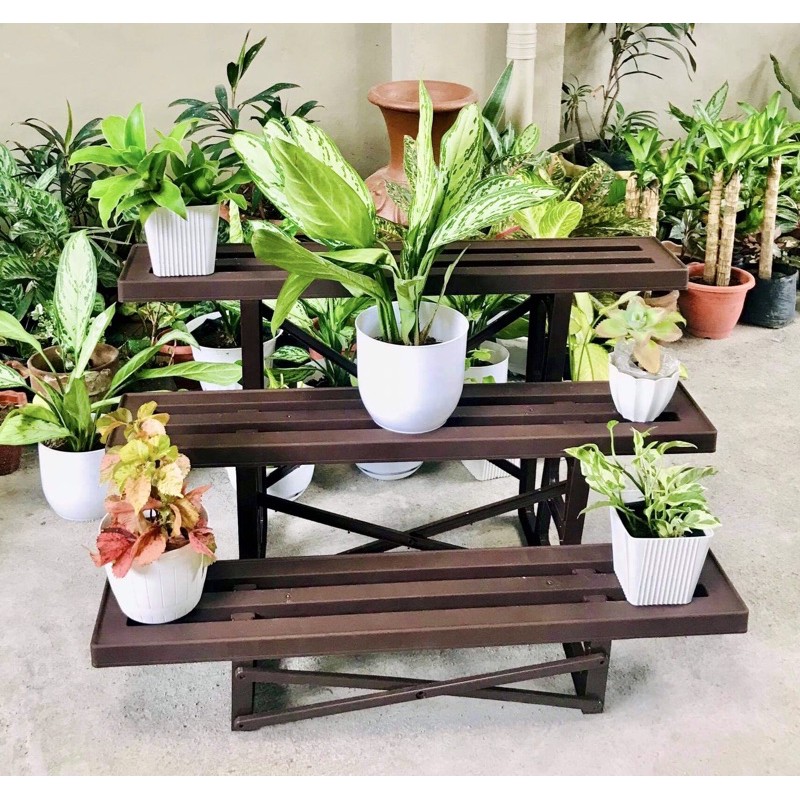 3-Tier Plastic Plant Rack 3