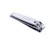 Groovy Square Tip Chrome Nail Clipper With Nail File 1