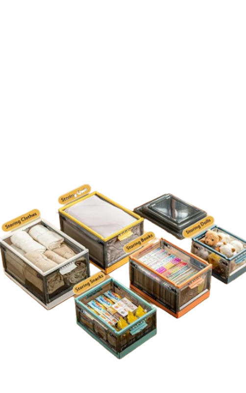 Transparent Collapsible Storage Box 1