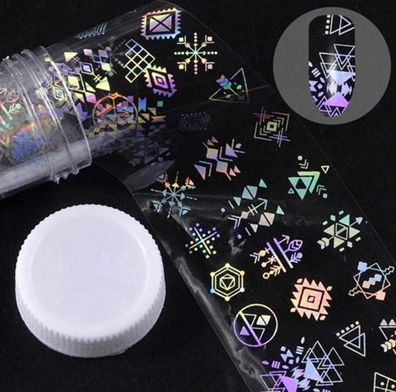 Holographic Water Transfer Nail Decal 5