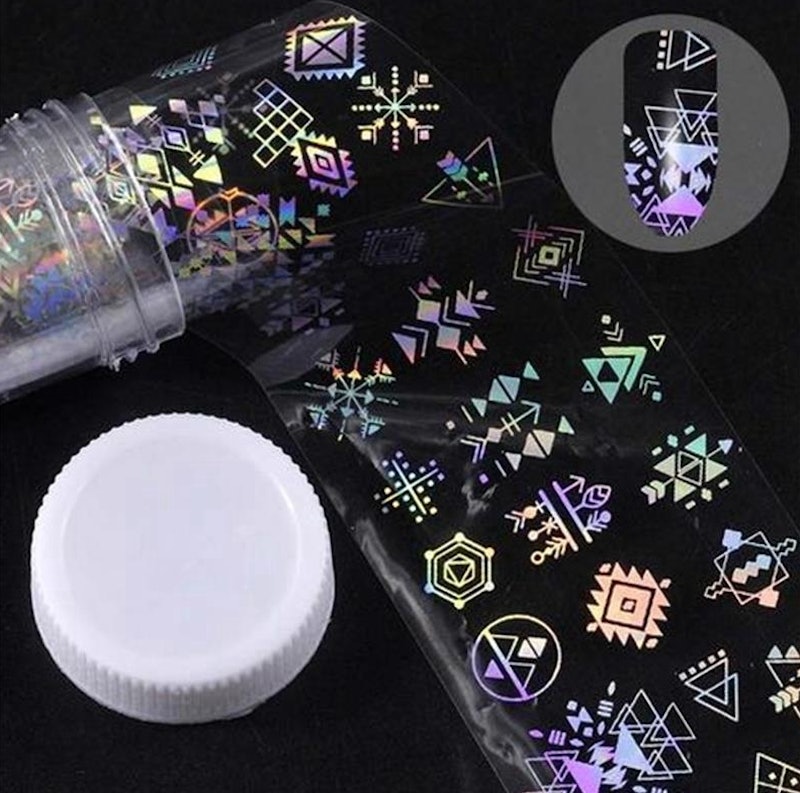 Holographic Water Transfer Nail Decal 5