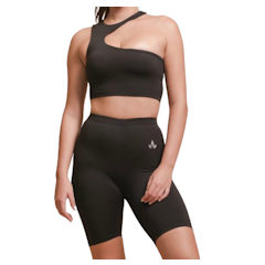 Dani Halter Neck Sports Bra and Biker Shorts Set
