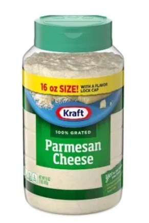 Parmesan Cheese Grated 453g	 1