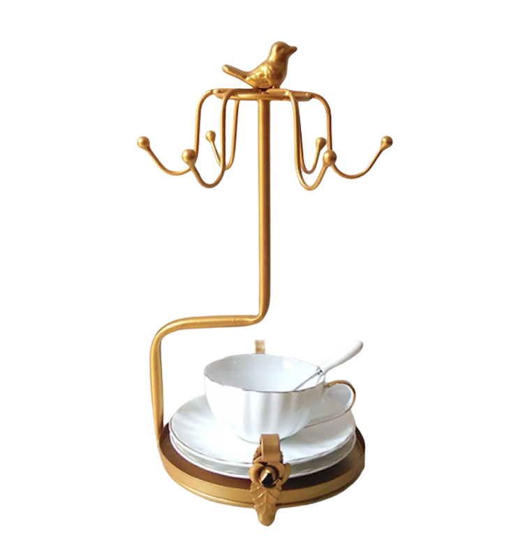 Iron Tea Cup Rack 1