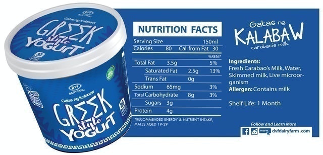 Carabao's Milk Greek Style Yogurt 2
