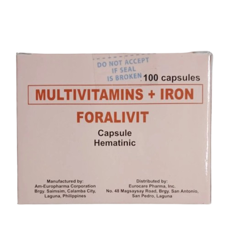 Multivitamins Plus Iron 1