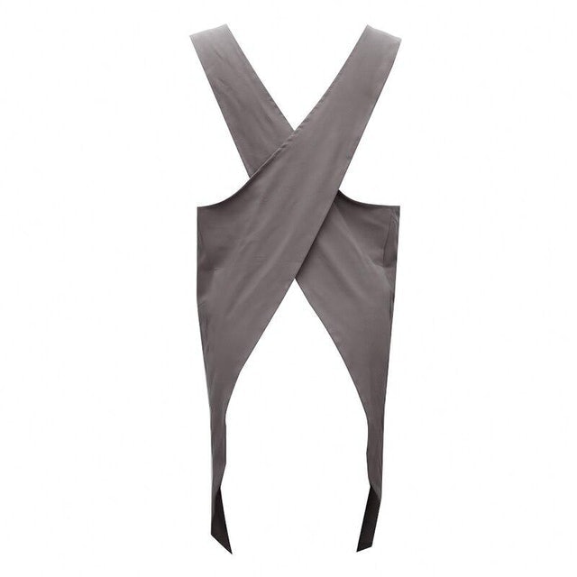 Hanging Neck Cross-Back Apron 5
