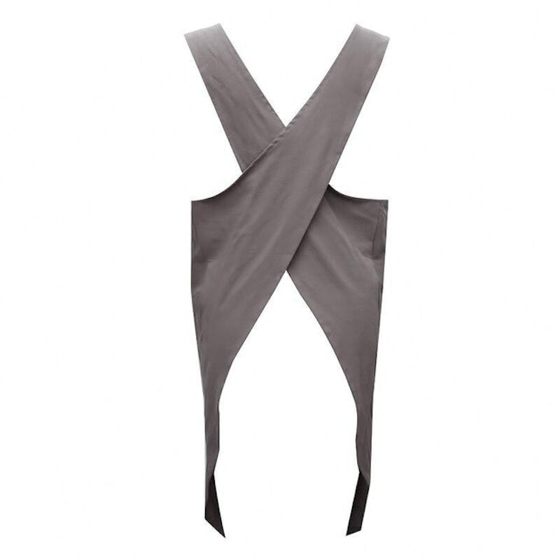 Hanging Neck Cross-Back Apron 5
