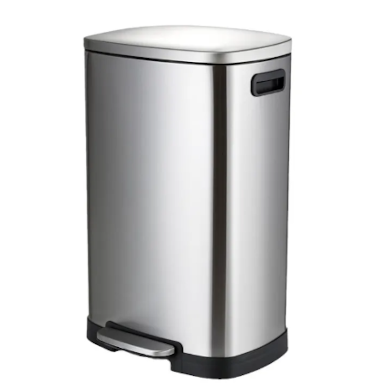 50 L Stainless Steel Large Capacity Step Trash Can 1