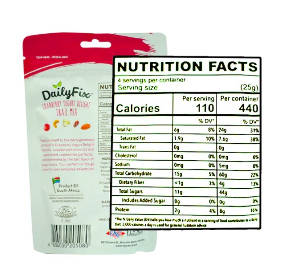 Cranberry Yogurt Delight Trail Mix 100g	  2