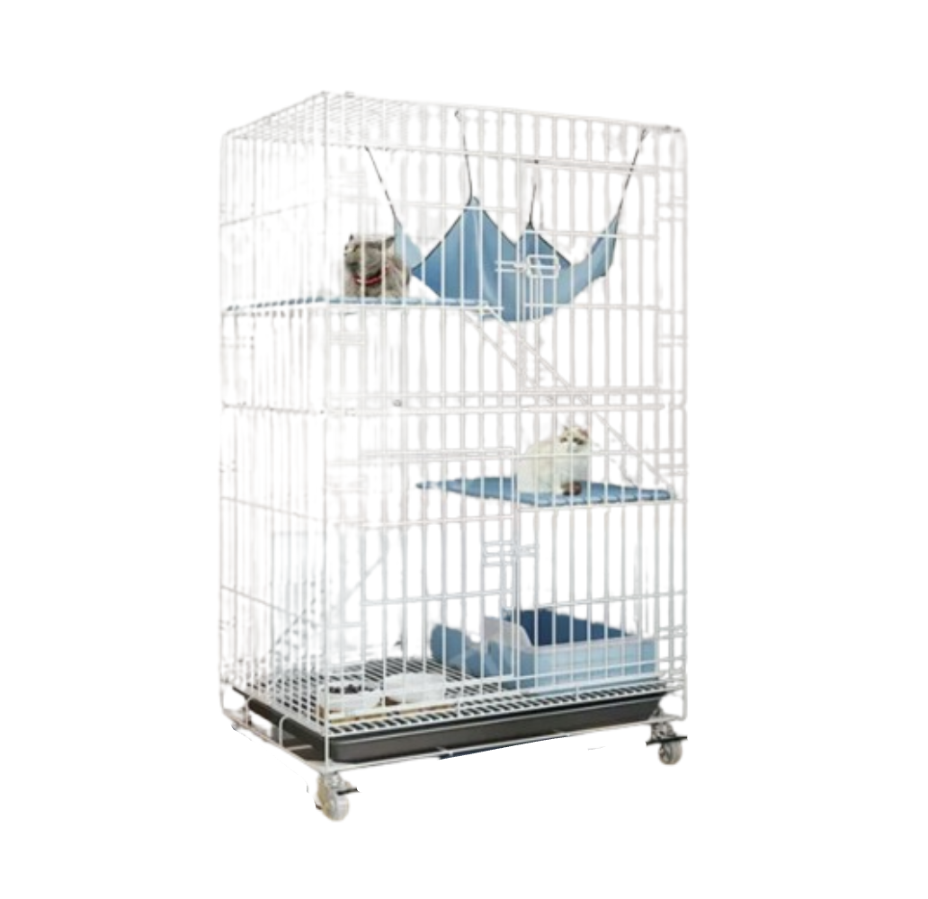 White Cat Cage 1