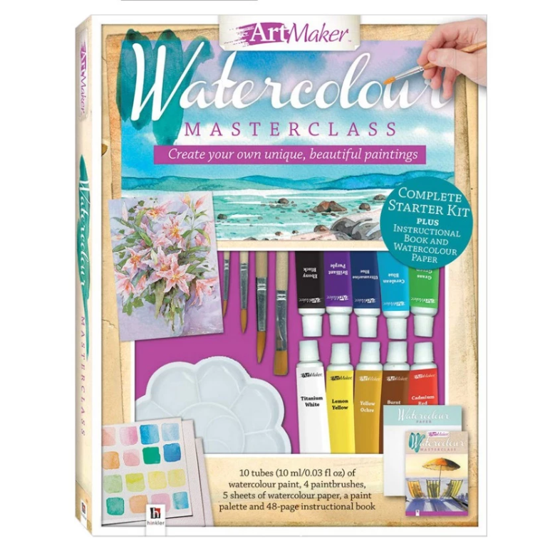 Watercolour Masterclass Complete Starter Kit 1