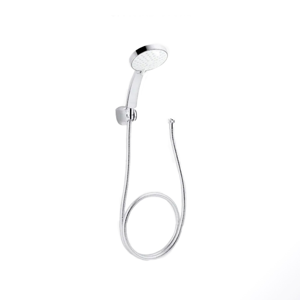 Polished Chrome Adjustable Wall-Mounted Handshower Set 2