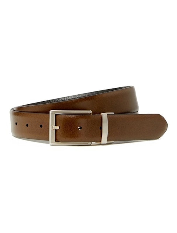 Reversible Textured Leather Belt 1