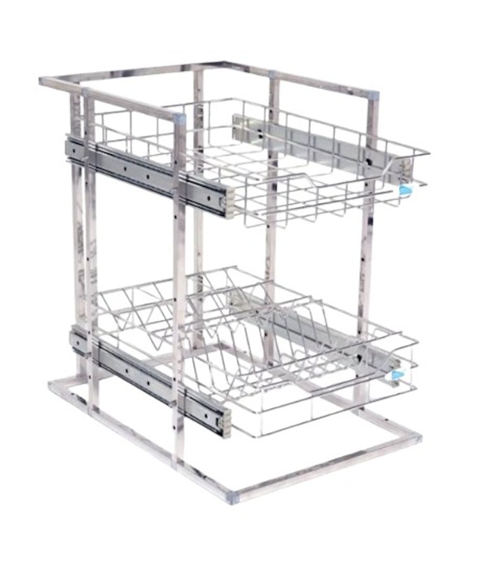 Prestige 2 in 1 Pullout Kitchen Wire Basket 1