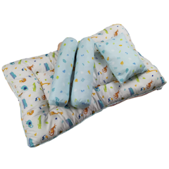Crib Mattress (Blue Leaves)