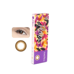 Flexwear Flair Oriental Poppy Graded Brown Contact Lenses