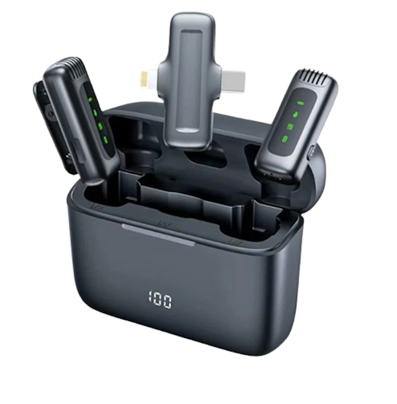 Dual Wireless Lavalier Microphone 1