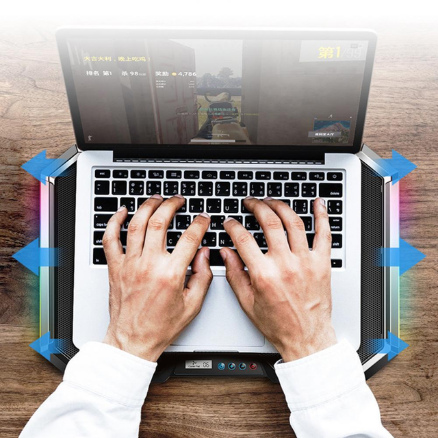 RGB Lighting Laptop Cooling Pad 2