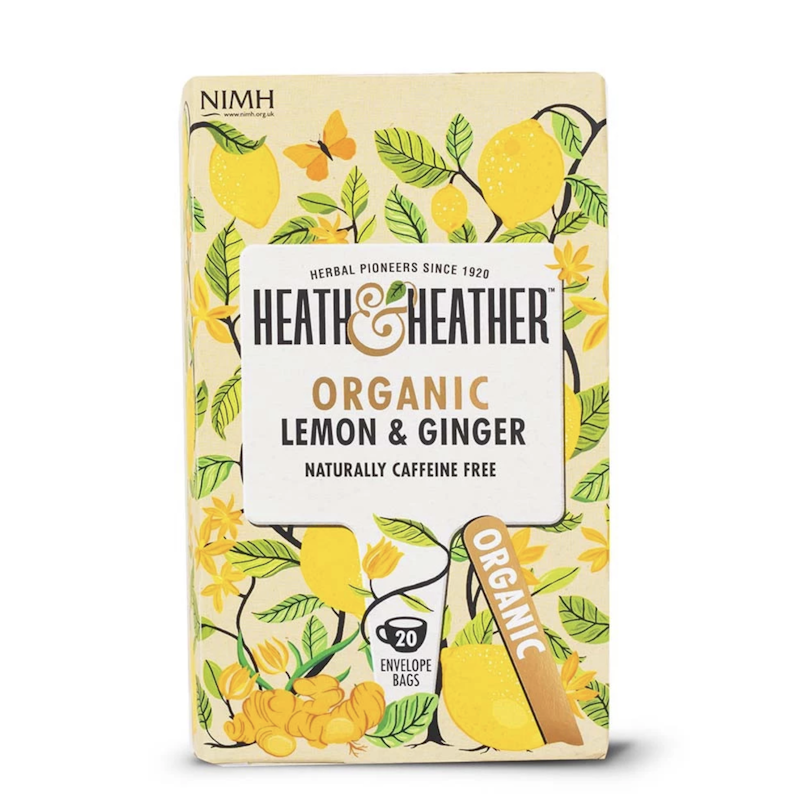 Lemon & Ginger Organic Tea 1