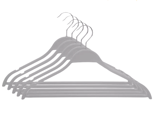 Plastic Hanger with Rubber Coating 2
