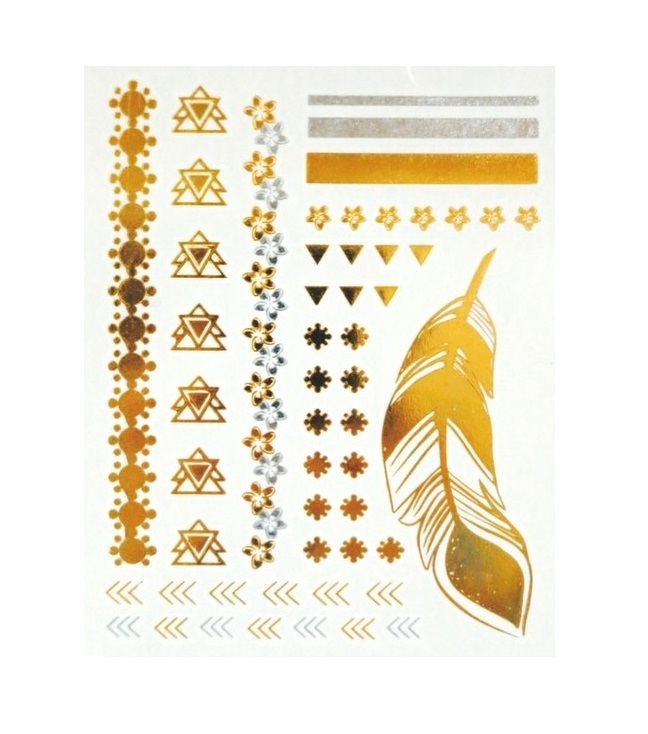 Metallic Temporary Tattoos 1