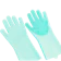 Sweejar Multifunctional Silicone Gloves Waterproof Brush Pot Housework Gloves 1