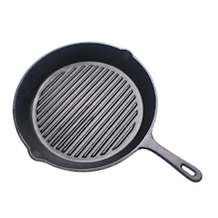 Cast Iron Round Grill Pan 29 cm