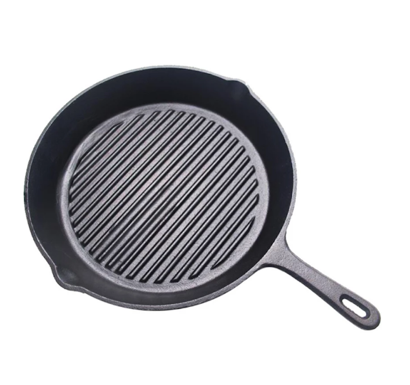 Cast Iron Round Grill Pan 29 cm 1