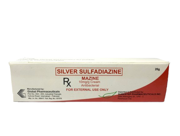 Silver Sulfadiazine Cream (Mazine) 1