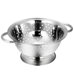 Stainless Steel Kitchen Colander w/ Base