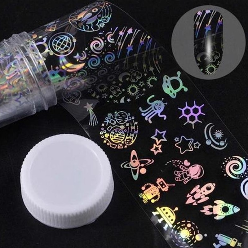 Holographic Water Transfer Nail Decal 4