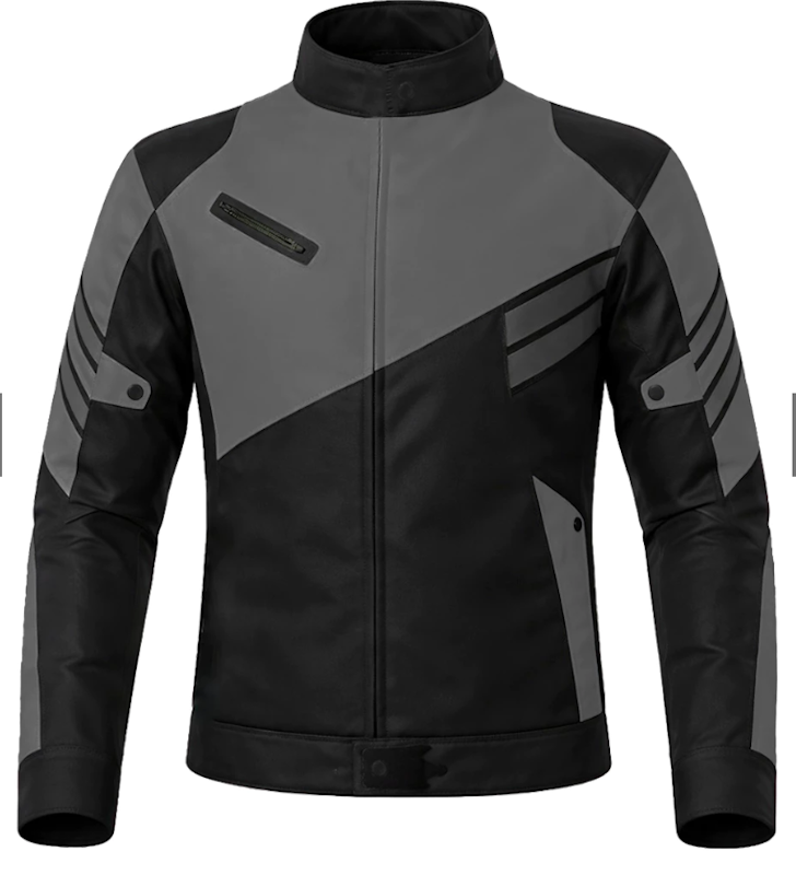 Taslan Double Strip Waterproof Windproof Motorbike Touring Jacket 1
