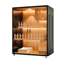 Multilayer Solid Wood Panoramic Cat Villa