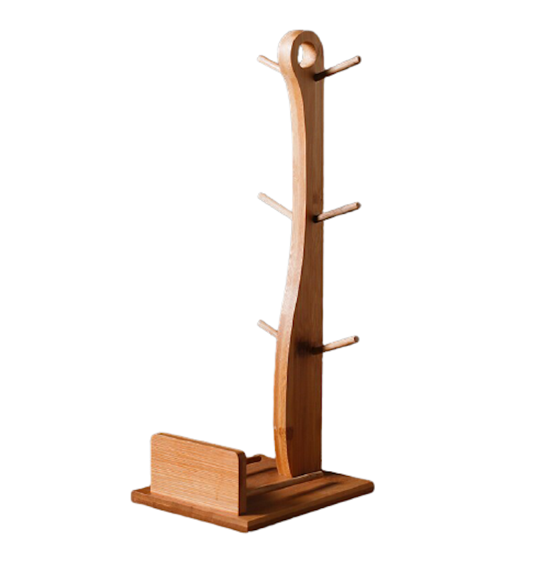 Bamboo Mug Holder 1