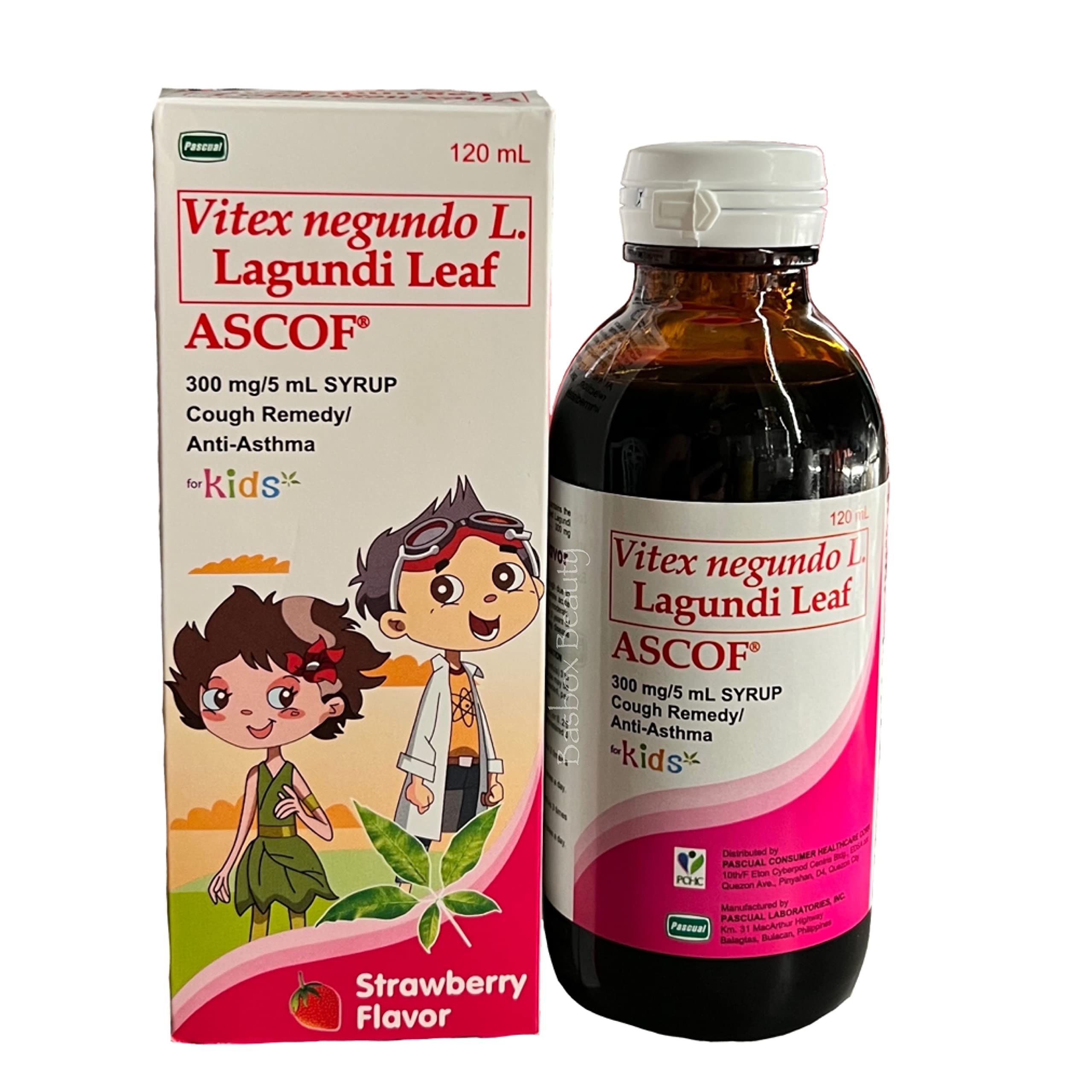 Lagundi Leaf Syrup For Kids	  	 1