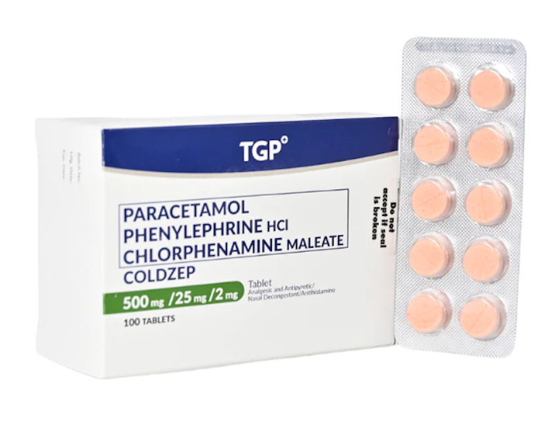 Paracetamol Tablet 500 mg/25 mg/2 mg 1