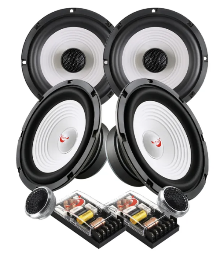 Power Drum Car Audio Upgrade Heavy Bass Coaxial Full Range Speaker 1
