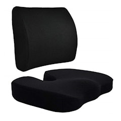 Memory Foam Seat Cushion & Lumbar Set