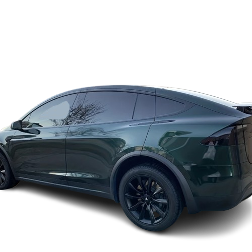 Blackout Privacy Heat and UV-Block Car Window Tint Film	 1