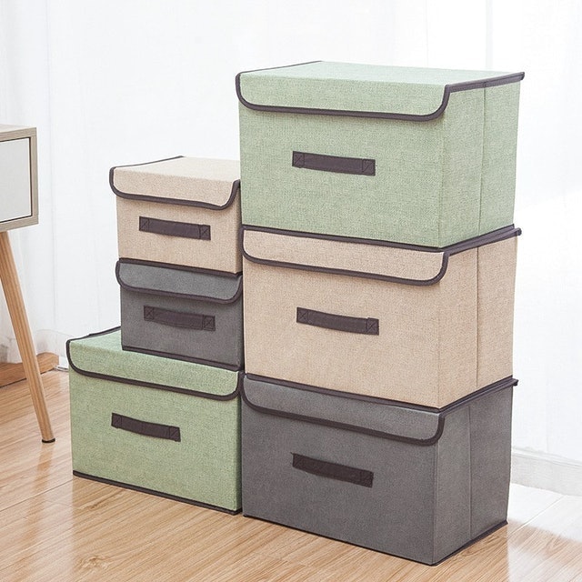 Foldable Storage Box With Cover 5