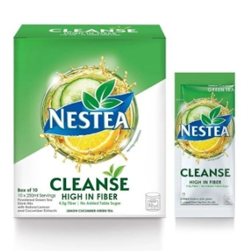 Cleanse Lemon Cucumber Powdered Green Tea With Fiber 2