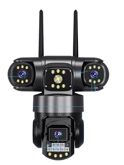 Three Lens CCTV Camera 1