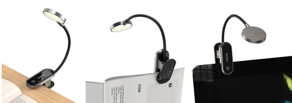 LED Clip Table Lamp Stepless Dimmable Wireless Desk Lamp	  2