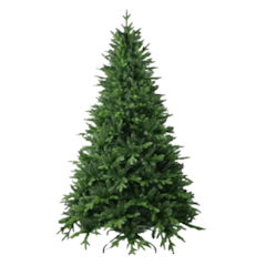 New Christmas Tree Full Shape PVC with Metal Stand High Quality Green Pine Snow