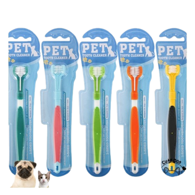 3-Sided Pet Toothbrush 2