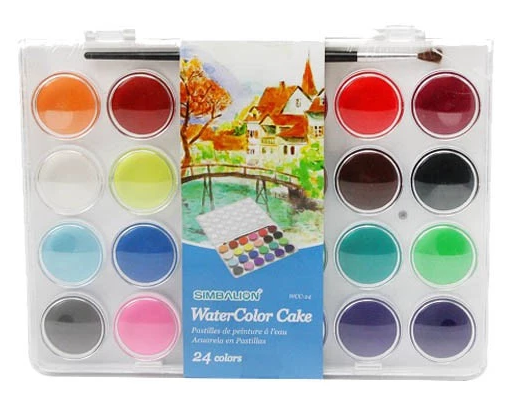 Watercolor Cake 24 Colors 1